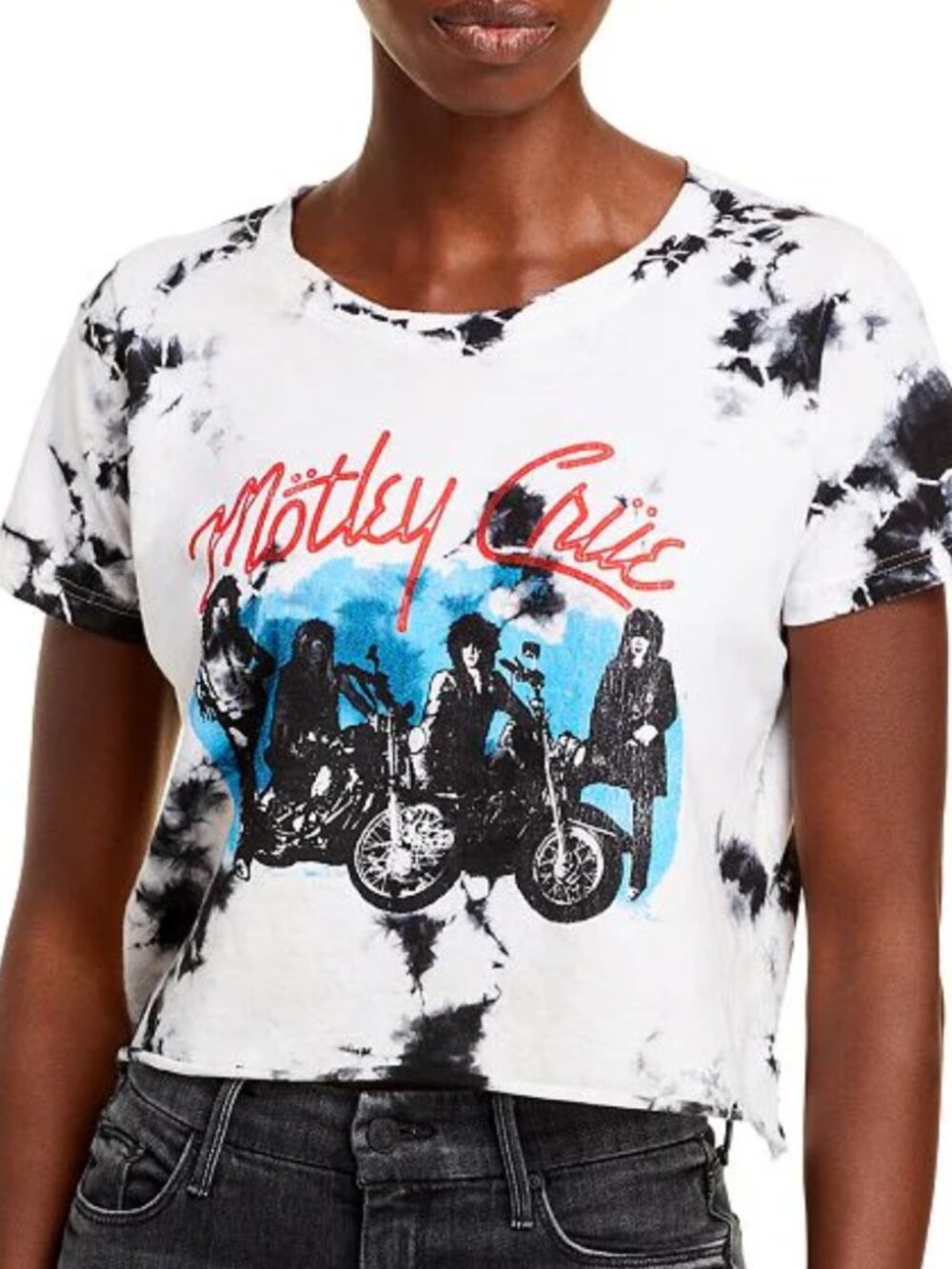 Women’s Prince Peter Collection Tie-Dye Motley Crew Cropped T-shirt Medium